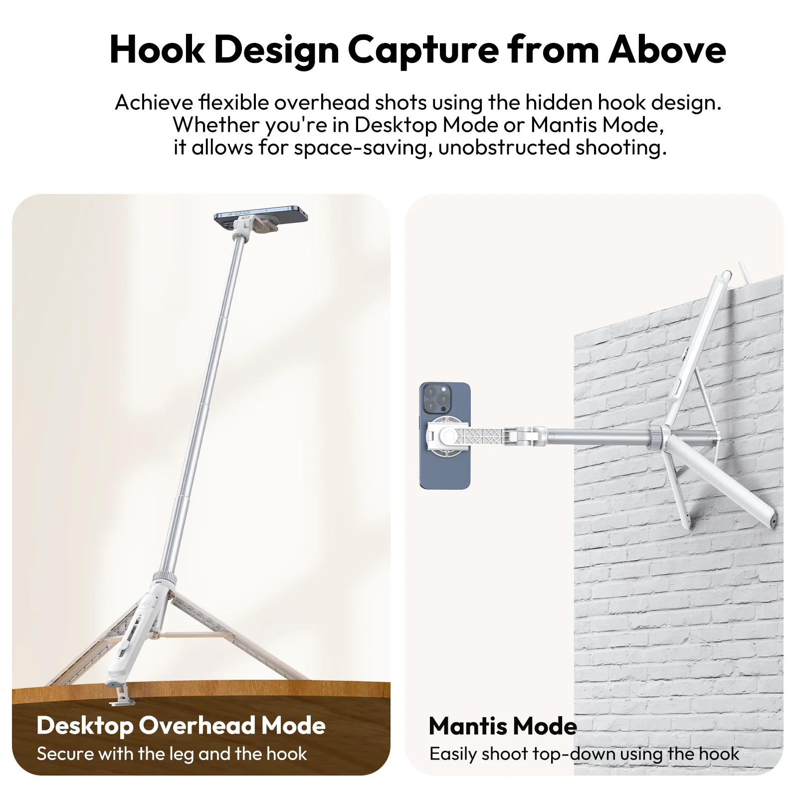 Ulanzi TT88 Overhead Tripod for Phone With Magnetic Clamp