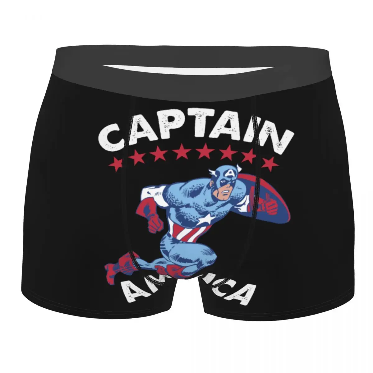 

Индивидуальные Модные боксеры Captain America American, шорты, мужские трусы, бриджи