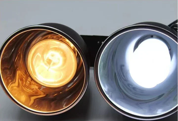 Reptile Glow Light Clamp Lamp 8.5 Inch Glow Reflector Dome Dual Reptile Heat Light Fixture For Glass Enclosure