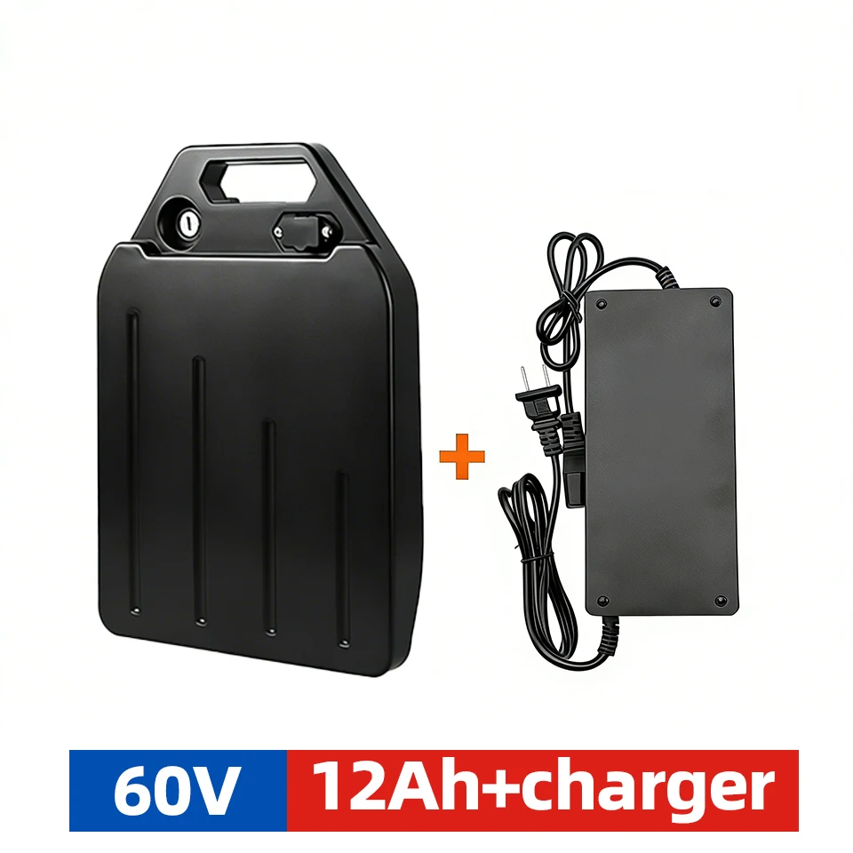 60V 12Ah-21Ah Waterproof Lithium Battery Pack BMS with Charger for Harley Cityc