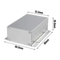 Compact Shielding Box for Electronic Projects - Durable Power Case Enclosure (Indigo)