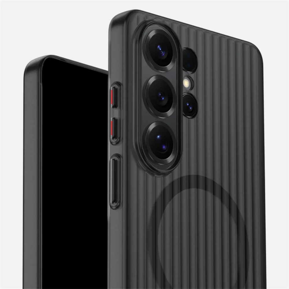 Luxury Matte Frosted Shockproof Phone Case - Ultra Slim Magnetic Design