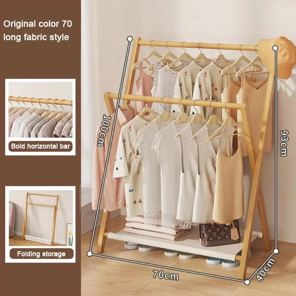 Clothes Rack Small Clothes Rack Bathroom Clothes Hanger Towel Rack Suitable for Vertical Clothing Racks in Bedrooms and Living Rooms