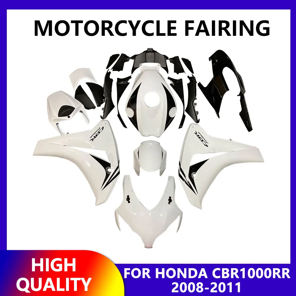 

For Honda CBR1000RR 2008 2009 2010 2011 Bodywork Fairing Unpainted Components Injection Molding ABS Cowl Body Plastic Parts