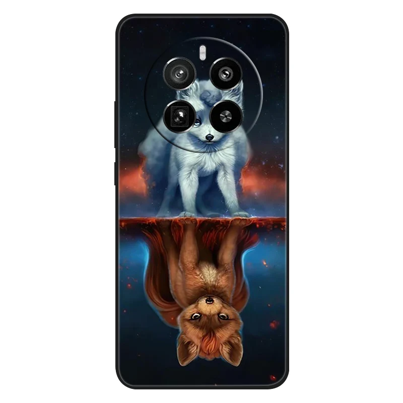 Wolf Design Shockproof Silicone Phone Case - Durable Protection with Soft Bumper