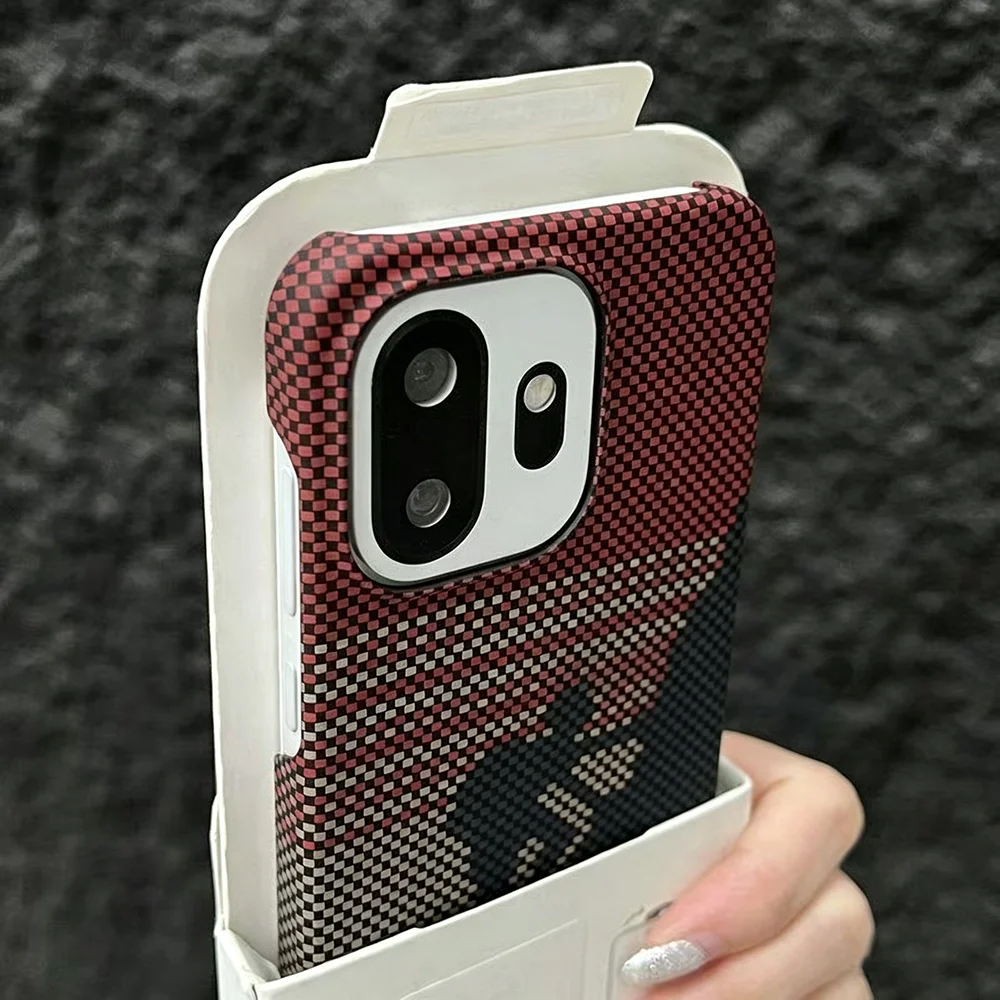 Luxury Carbon Fibre Kevlar Texture Armor Case - Ultra Thin Hard Plastic Cover