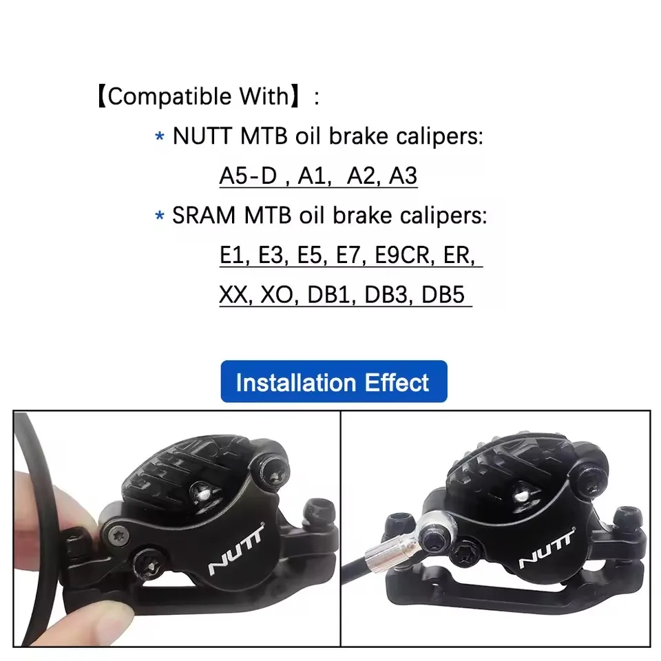 Bicycle Brake Pads NUTT Hydraulic Disc Brake Pads Ceramics Resin Heat Dissipation Electric Scooter Kugoo MTB Bike A5-D A1 A2 A3 Sram E1 E3 E5