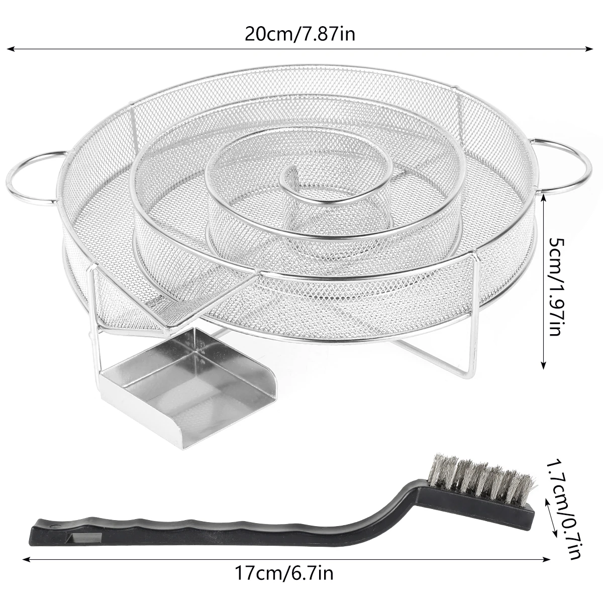 Cold Smoke Generator Stainless Steel Smoke Generator for Kettle Barbecue Smoker and Smoker Oven for Smoking Cheese Pork Salmon smoker accessories smoker accessory