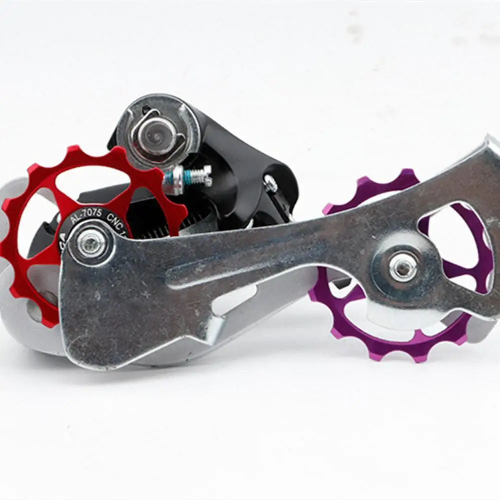 11T/13T Aluminum Alloy MTB Mountain Bike Bicycle Rear Derailleur Pulley Jockey Wheel Road Bike Guide Roller For 7/8/9/10 Speed roller wheel bearings
