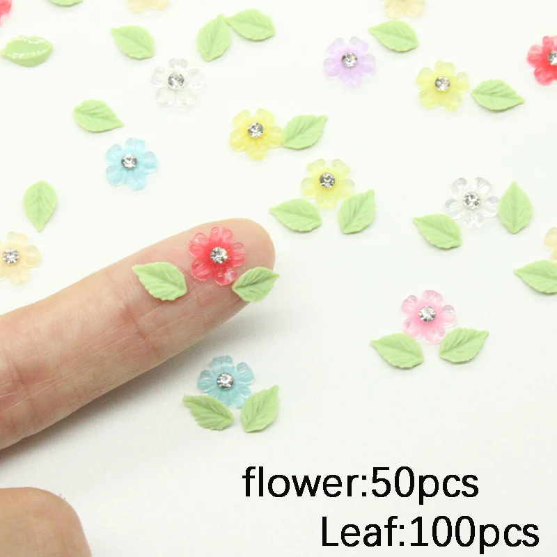 leaf 100pcs flower