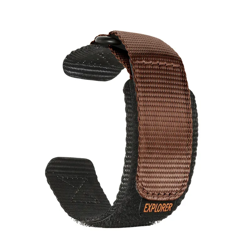 Enhanced Outdoor Sport Nylon Watch Strap with Quick Release - Hook & Loop Design, Multiple Sizes Available