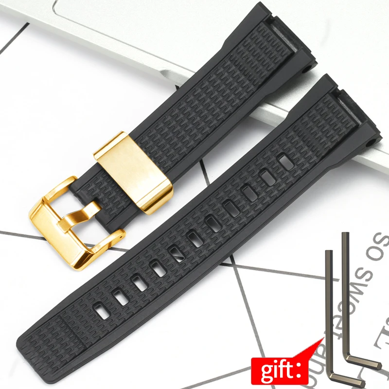 Accesorios para relojes de la serie MTG-B3000 adecuados para Casio MTG-B3000D MTG-B3000B Correa de reloj de resina para hombre Correa deportiva de caucho