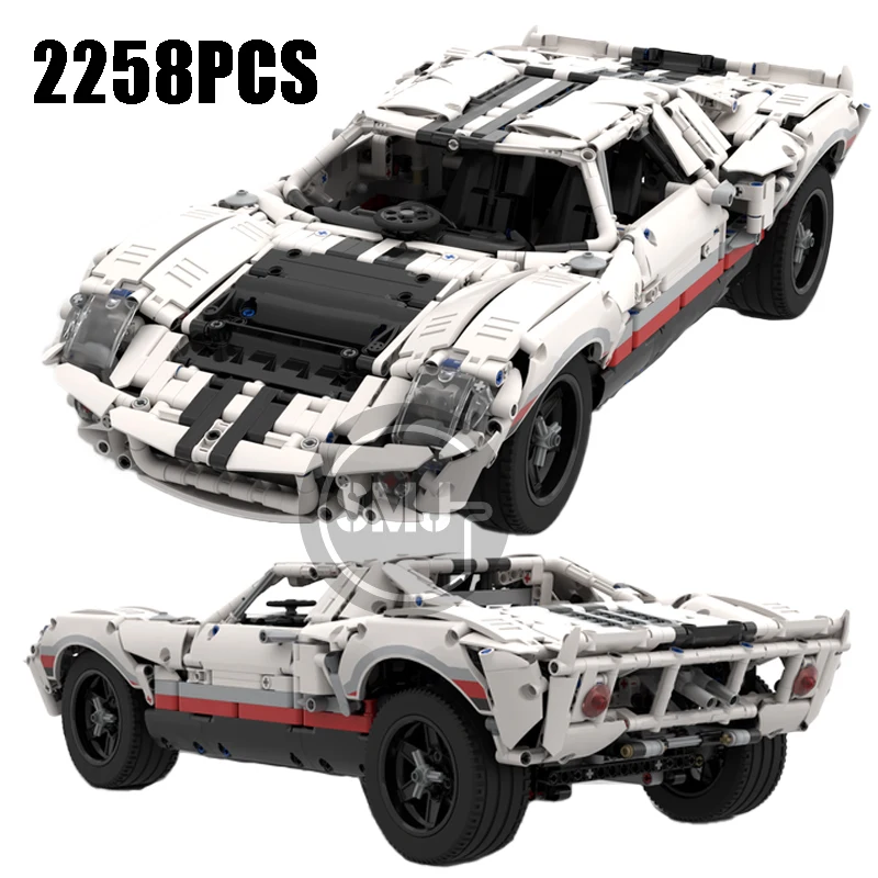 

Новый конструктор Moc Classic Super Racing GT40 MK I 1967 33807, конструктор для суперспортивных автомобилей, модель конструктора, конструктор, скоростной чемпион, подарок на день рождения для детей