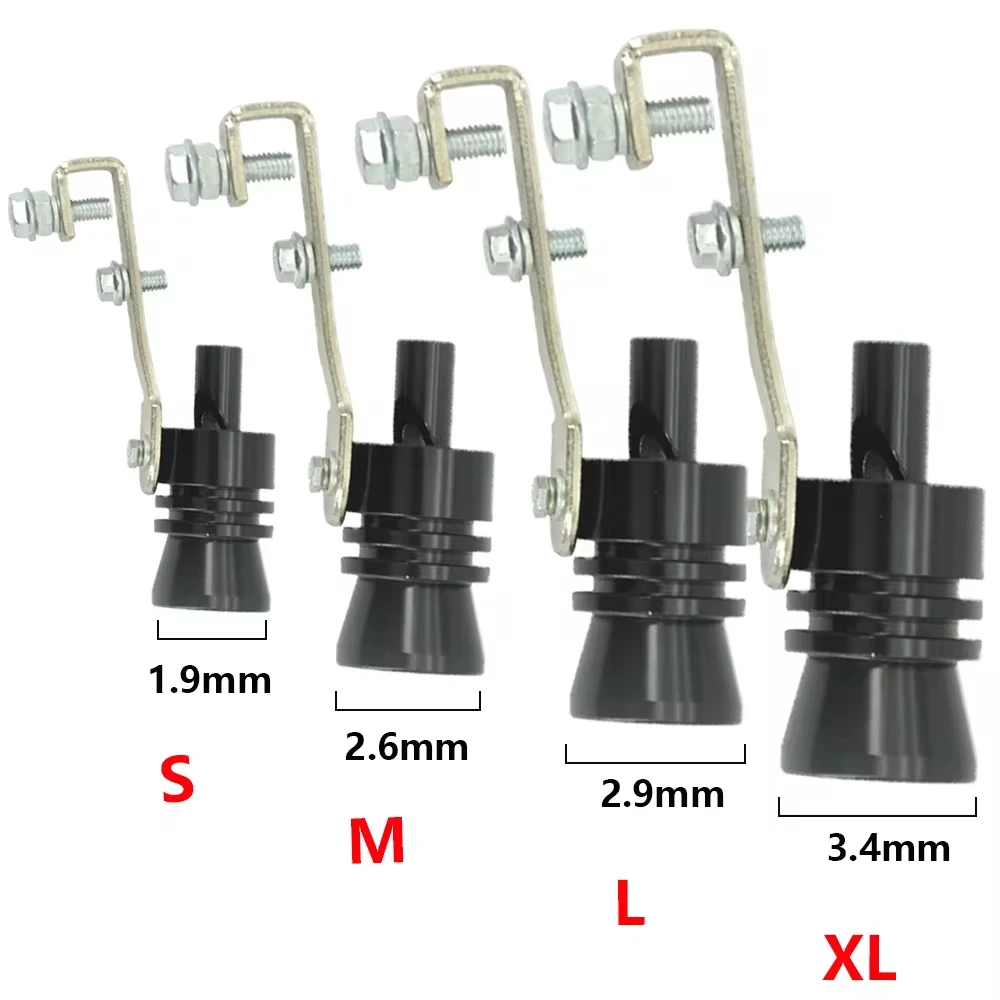Universal Sound Simulator Car Turbo Sound Whistle Muffler Vehicle Refit Device Exhaust Pipe Turbo Whistle Auto Accessories car turbo whistle