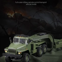 New Product 1: 16 Remote-Controlled Transport Vehicle Full Scale Military Ural Trailer Military Card 6-Wheel Drive Toy Boy Gifts 2