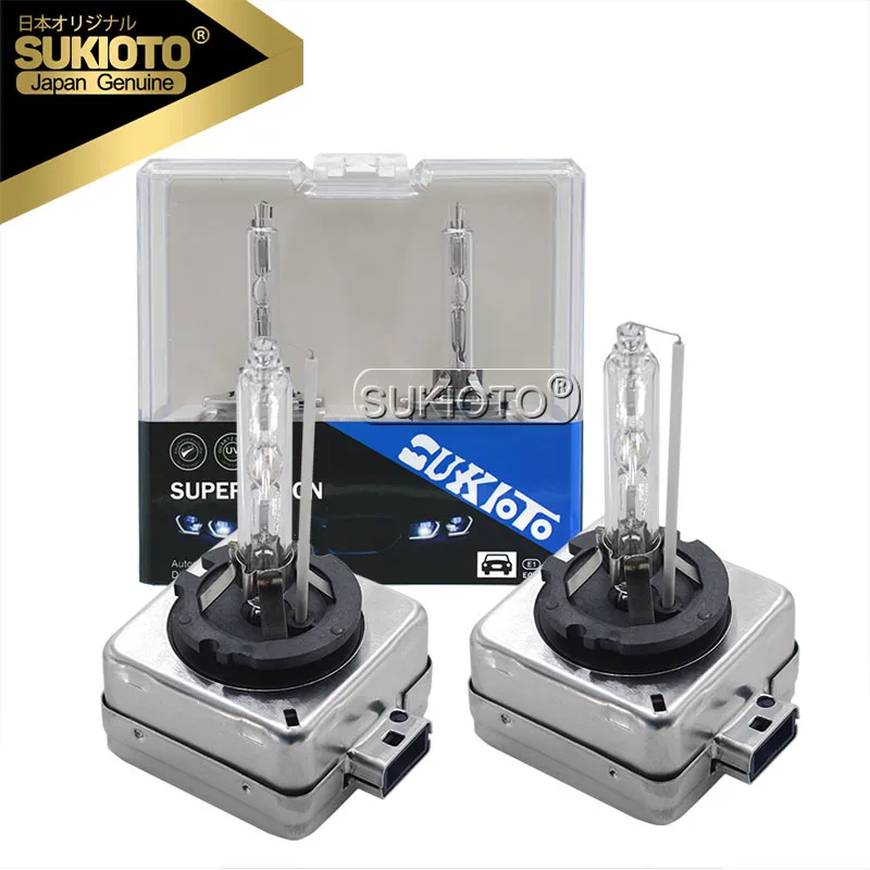 

SUKIOTO Япония 2 шт. Подлинная D8S 66548 55 Вт OEM D8S Автомобильная фара 4300K 5000K 8000K 6000K светильник свет D8S автомобильная лампа Германия