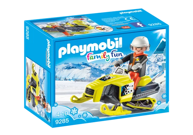  Playmobil Motorcycle with Rider Figure Playset