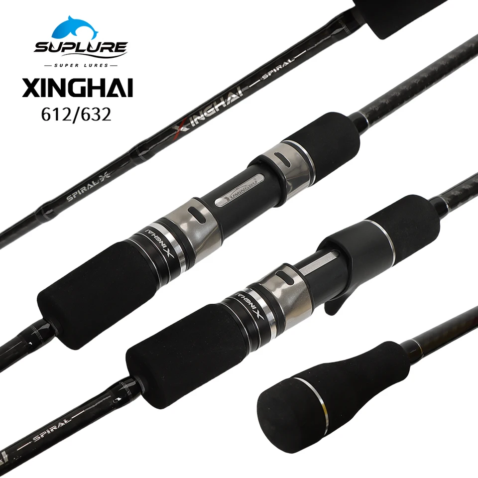 SUPERLURES XINGHAI Jigging Rod 3-Piece MH 1.83m/1.91m Spinning