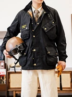 BBR-0012 Big US Size Super Quality Anti Crease Retro Waxed Canvas Cotton Stylish Water Proof Jacket 1