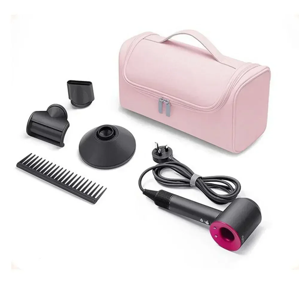 Portable Waterproof Hair Tool Storage Bag with Hideable Hook and Non-Slip Design, Large Capacity for Hair Dryers and Curling Irons