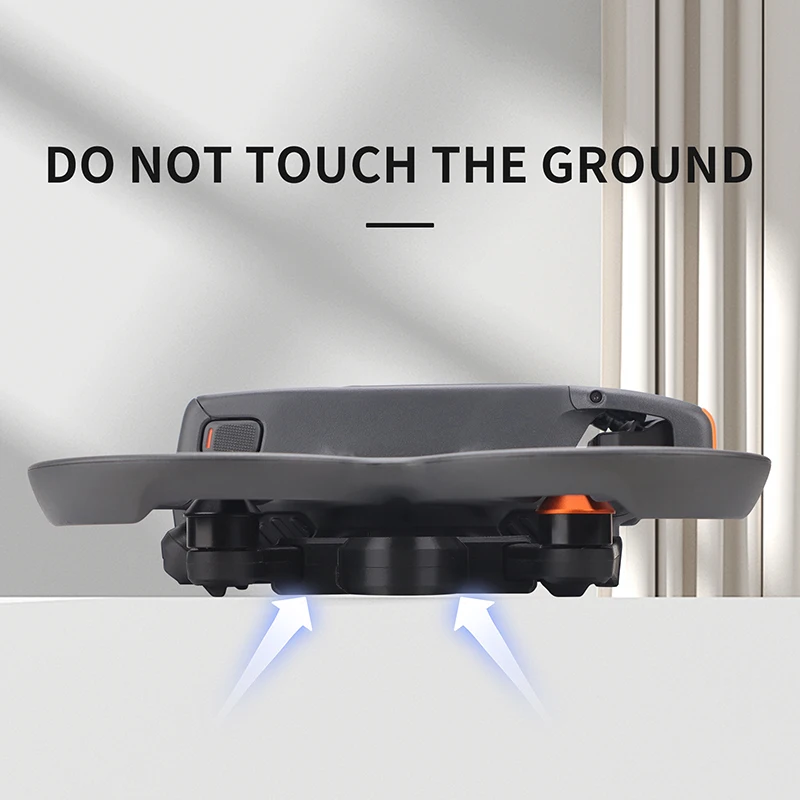 Achetez le Support Airtag pour DJI Avata 2 - fixation légère en plastique noir avec clip de sécurité.