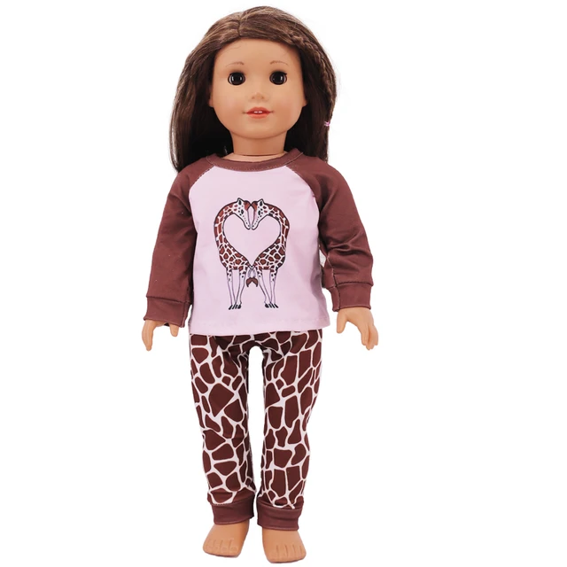 Mini Our Generation Dollunisex Doll Pajamas For 18inch American