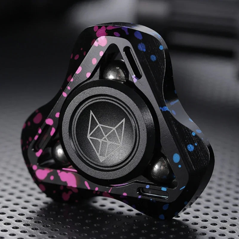 LingHu Hand Spinner Fidget Toy Metal Fingertip Gyroscope EDC Stress Relief Perfect Gift for Creators Makers Thinkers Antistress