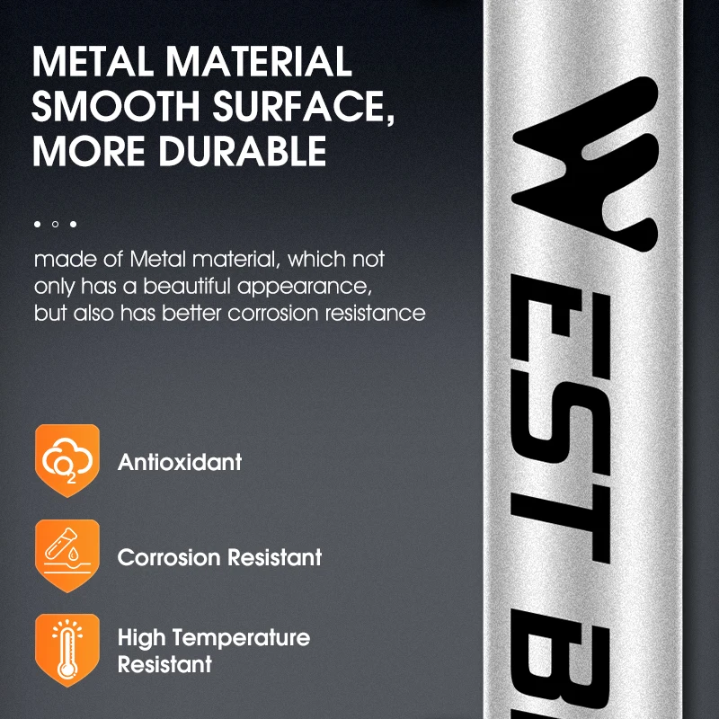 WEST BIKING 160PSI Bicycle Air Pump High Pressure Hand Pump for Schrader/Presta Valve Inflator Tool MTB Road Bike Accessories