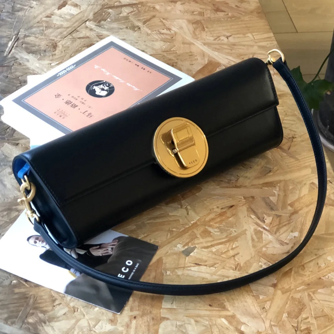 Leder frauen abendessen schulter mode handtasche unterarmtasche_voghion.com