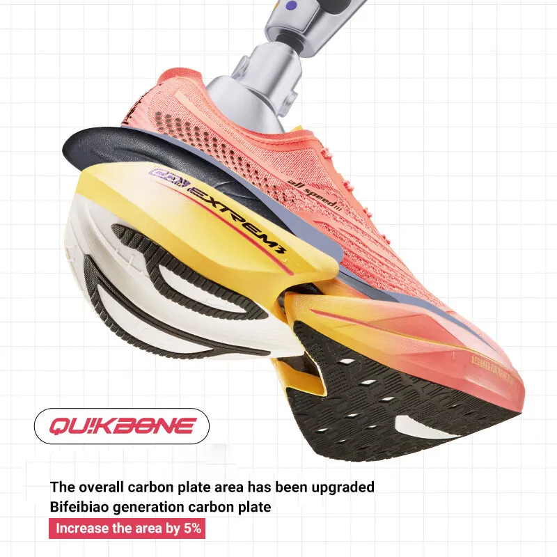 361 Degrees Furious Future 1.5 Men Women Marathon Racing Running Shoes Carbon Plate Rebound Cushioning Male Sneakers 672412227 - Image 3