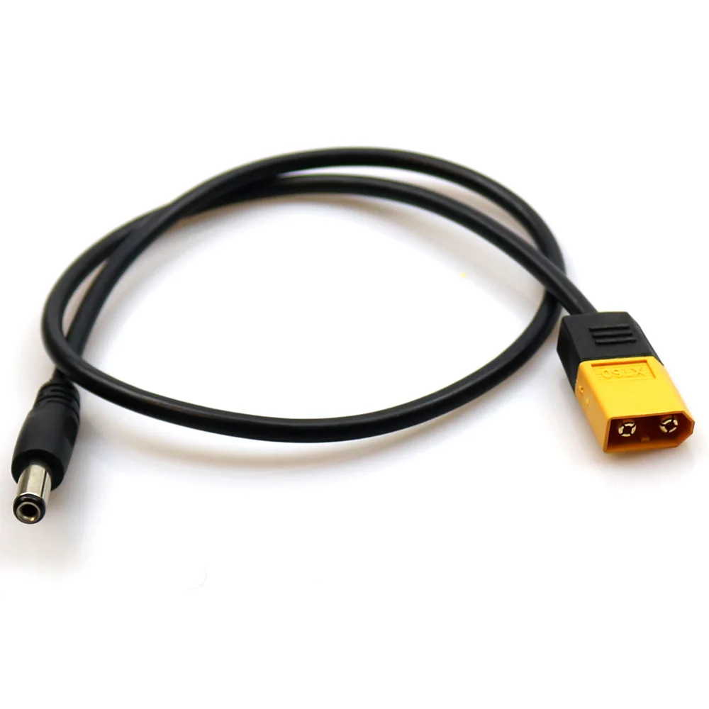 Фото Сверхмягкий 45 см TS100/T12 XT60 патронный соединитель к штекеру DC5525/DC5521 кабель питания для полета FPV многороторного полевого ремонта №3