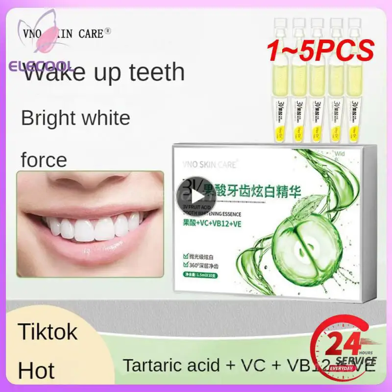 

1~5PCS TLOPA Ampoule Toothpaste Tooth Serum Ampoule Essences Toothpaste Fruit Acid Teeth Whitening Essences Tooth Care