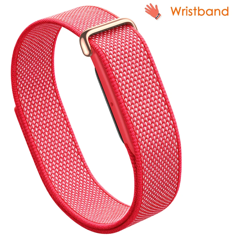 Nylon Breathable Adjustable Biceps/Wrist Band for Fitness Trackers - Running Sports Strap