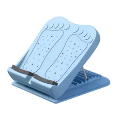 Adjustable Foldable Incline Board for Leg Shaping and Calf Massage (Blue)