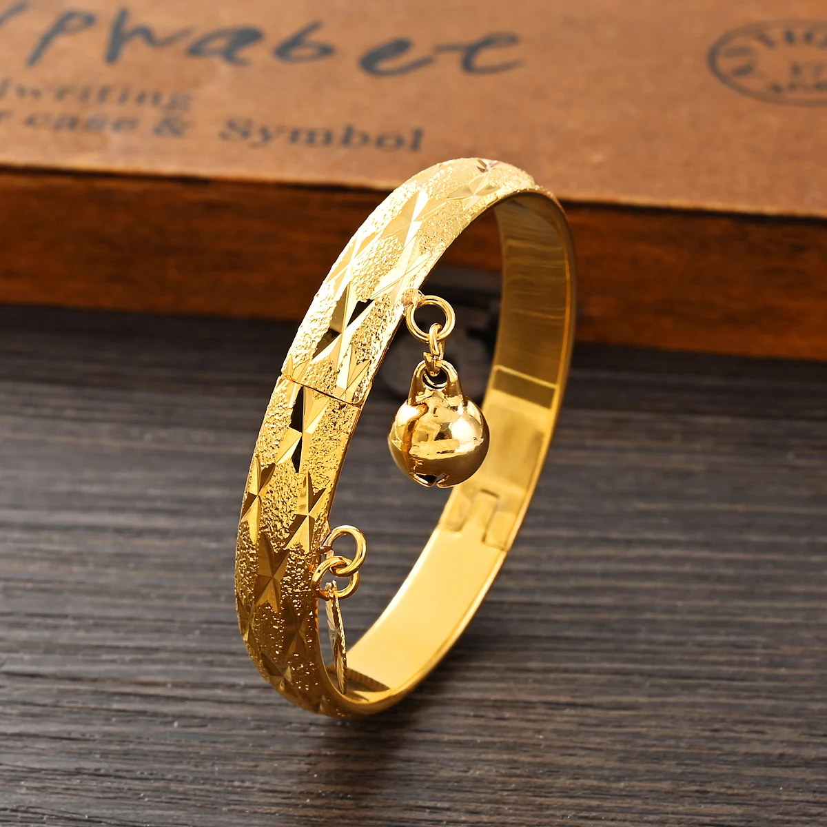 4PCS Gold/Silver Color Openable 45MM*8CM Baby Bangle Arab Ethnic Flower Dubai Kids Bracelet Child Jewelry Birthday Party Gifts 3
