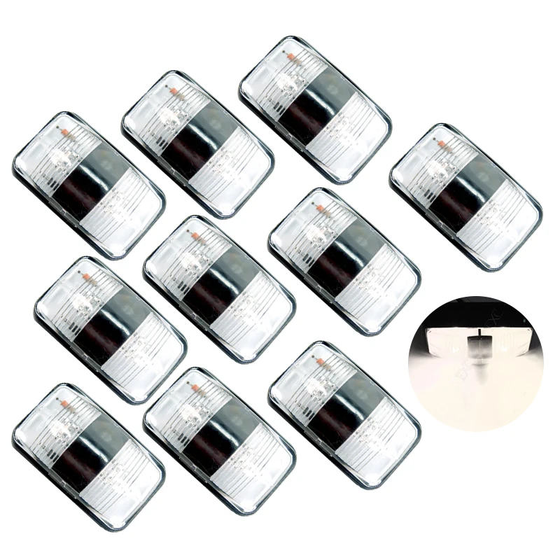 

10 шт., универсальные габаритные огни, 10-30 в, 0,5 Вт