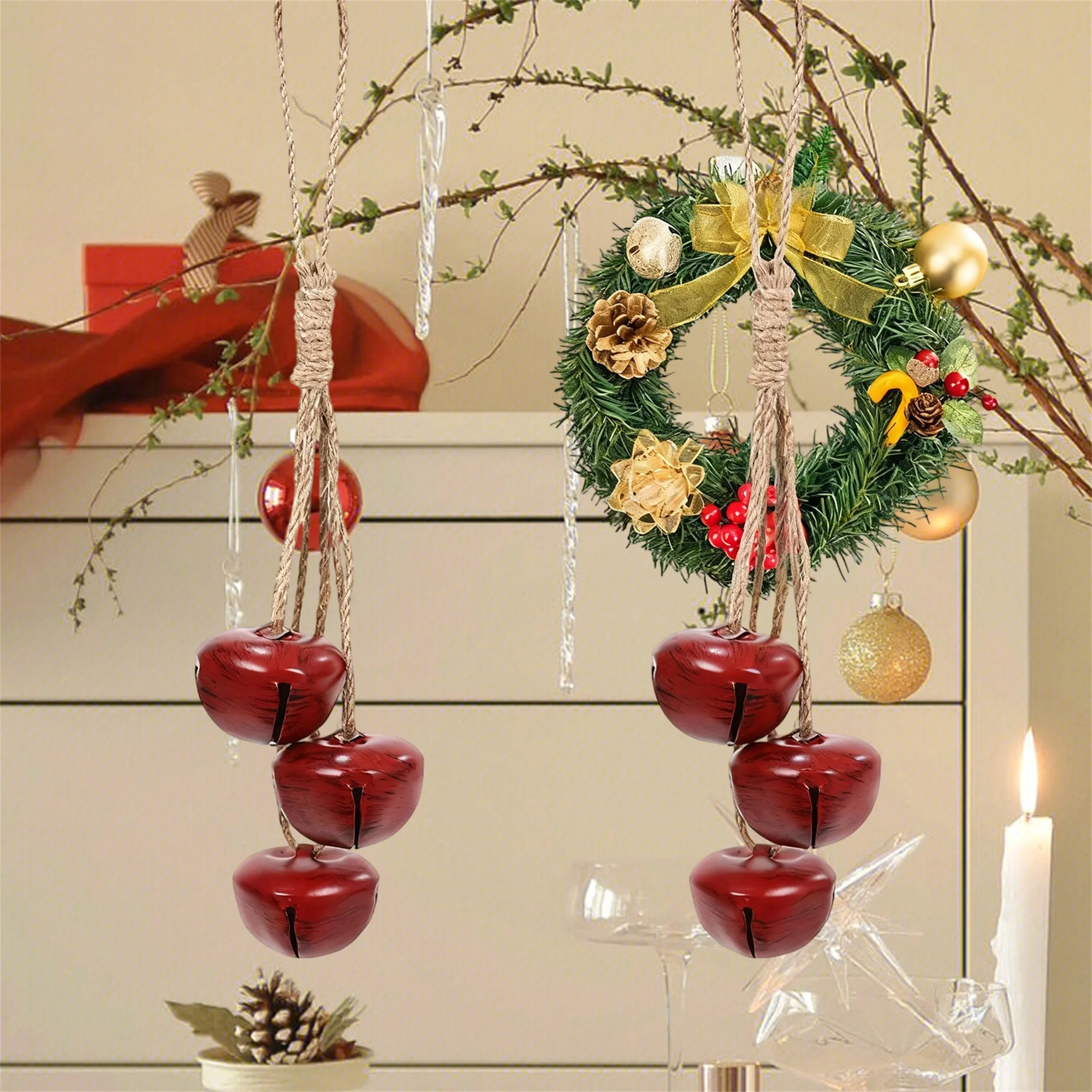 Christmas Tree Star Decoration Festive Glittering Star Wall Hanging Ornament for Party Home Window Decorations