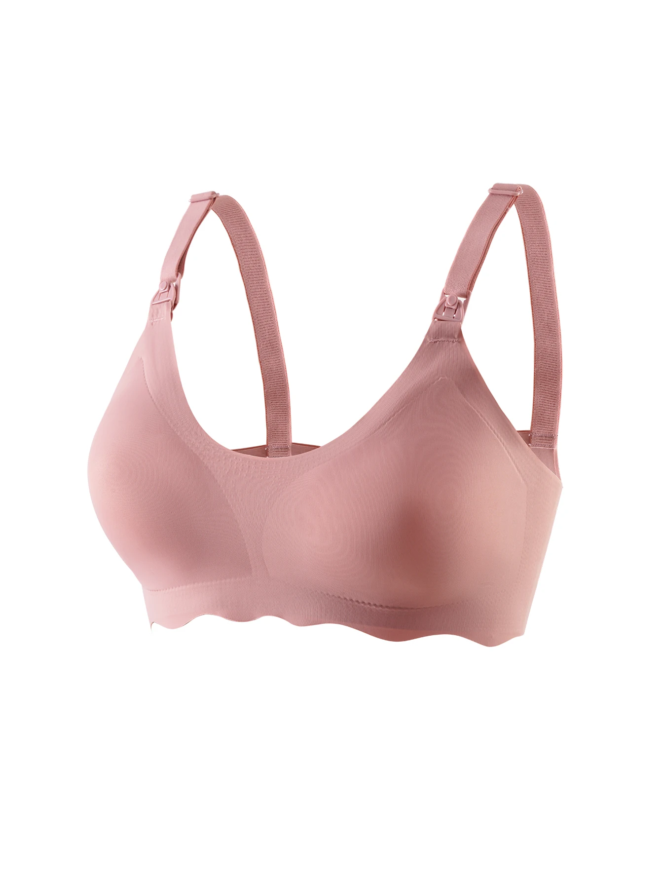 Nursing Bra Women Traceless Comfortable and Breathable Ultra Thin Breastfeeding Bra Detachable Breastfeeding Bra