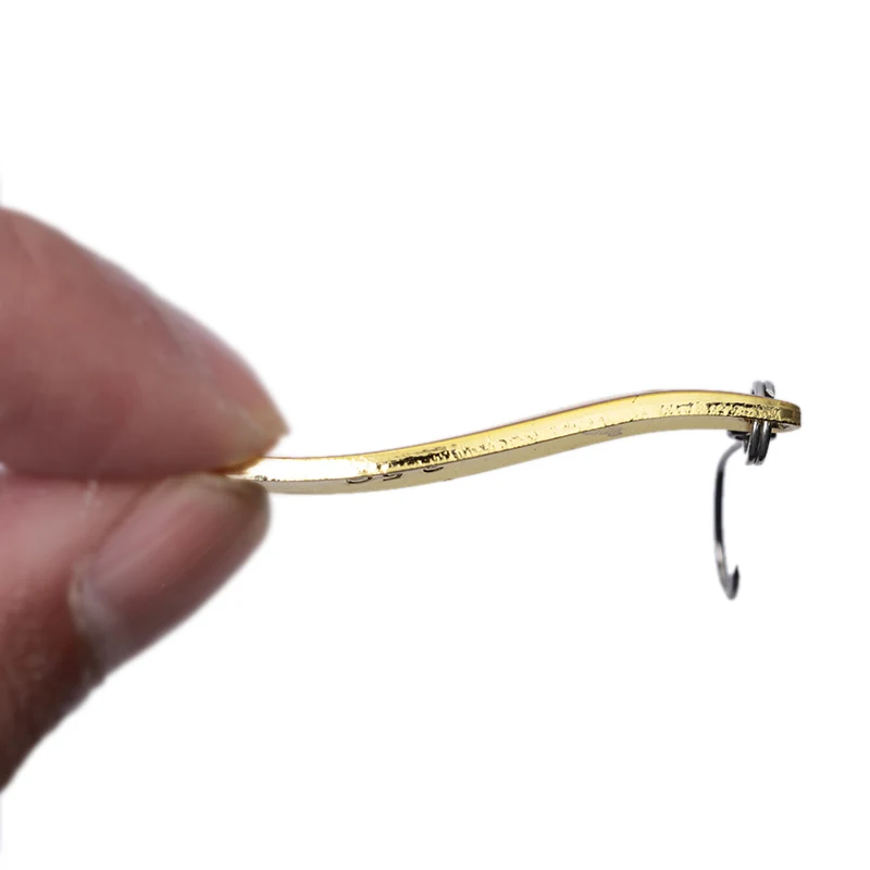 OUTKIT 1PCS Metall Spinner Löffel Forelle Angeln Locken Harten Köder Pailletten Noise Paillette Künstliche Köder Kleine Harte Pailletten Spinner – Detail 6