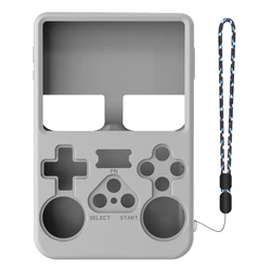 Soft Silicone Rubber Protective Case for Retro Handheld Game Console (GRAY)
