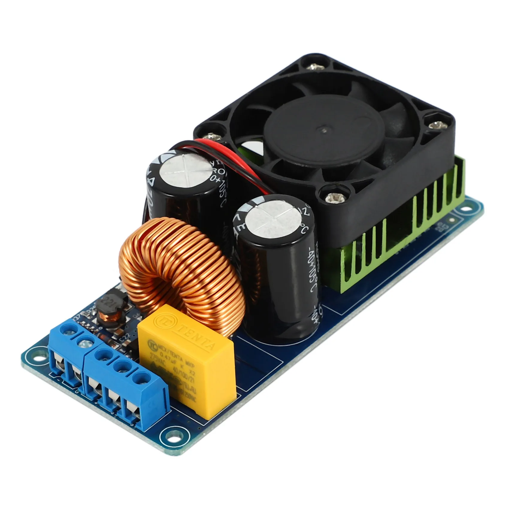 

IRS2092S 500W Mono Channel Digital Amplifier Class D HIFI Power Amp Board