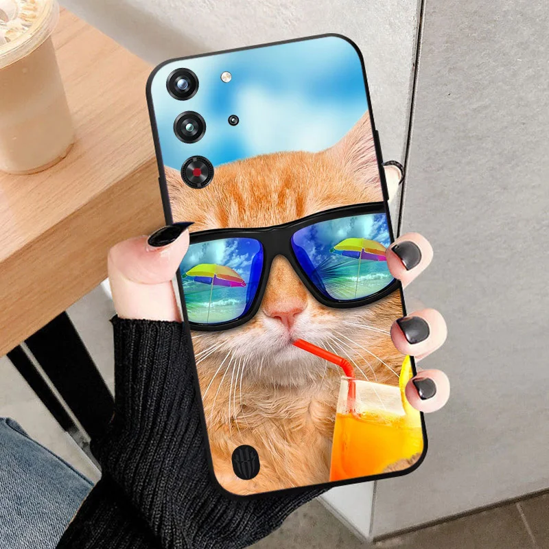 Luxury Shockproof Silicone Case for Red Magic 10 Pro - Fashionable Soft TPU Shell Cover
