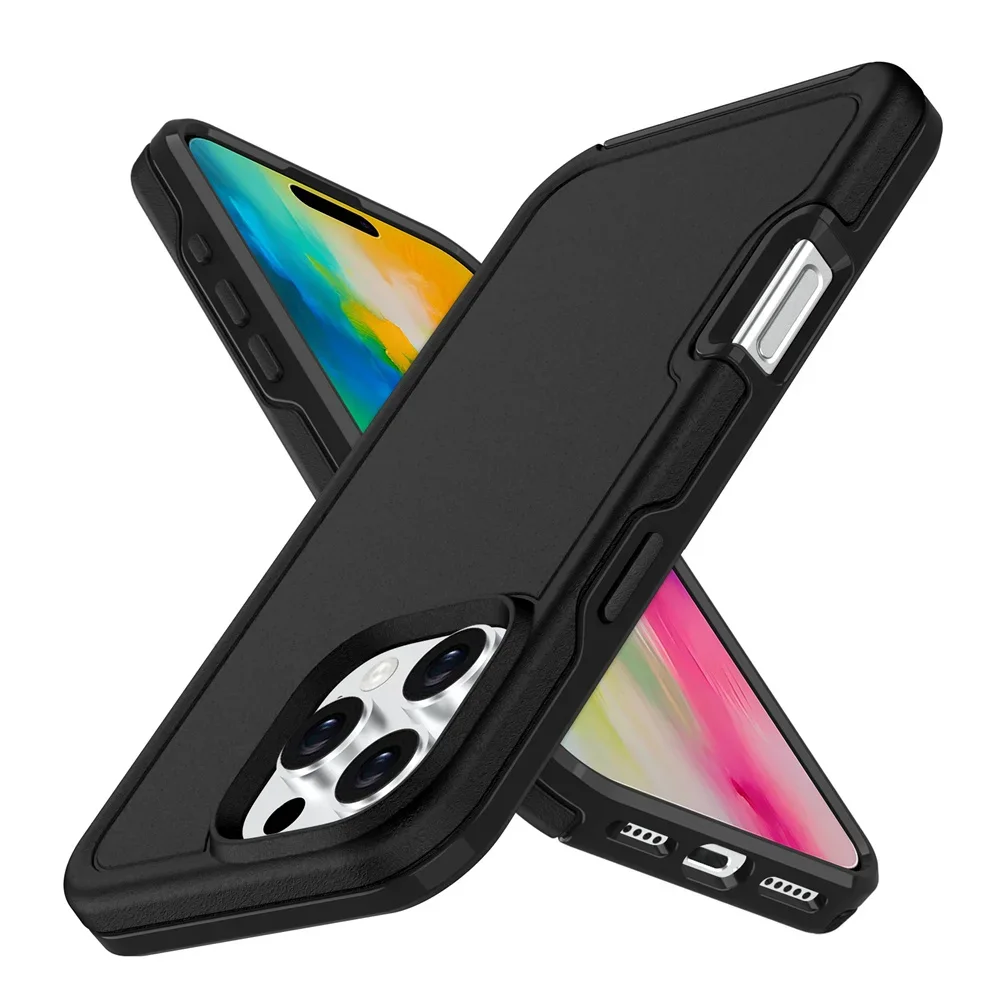 Luxury Matte Magnetic Shockproof Phone Case with Dual Layer Protection