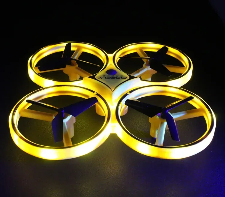 UFO RC Mini Quadcopter Induction Drone Smart Watch Remote Sensing Gesture Aircraft Hand Control Drone  Altitude Hold  Kids 3
