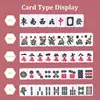 Mahjong Sets Board Game With Large Storage Bag Portable Table Game With 146 Melamine Resin Mahjong Tiles For Family Leisure Time 3