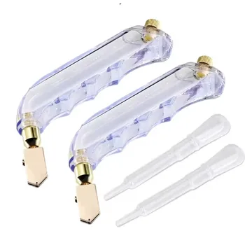 Tagliavetro Professionale, Coltello per Piastrelle in Ceramica, Tagliavetro con Punta Diamantata, Utensili da Taglio in Carburo di Tungsteno