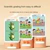 64 Pages Find The Difference Puzzle Game Erasable and Rewritable Focus and Observational Training Brain Development Toy for Kids 4