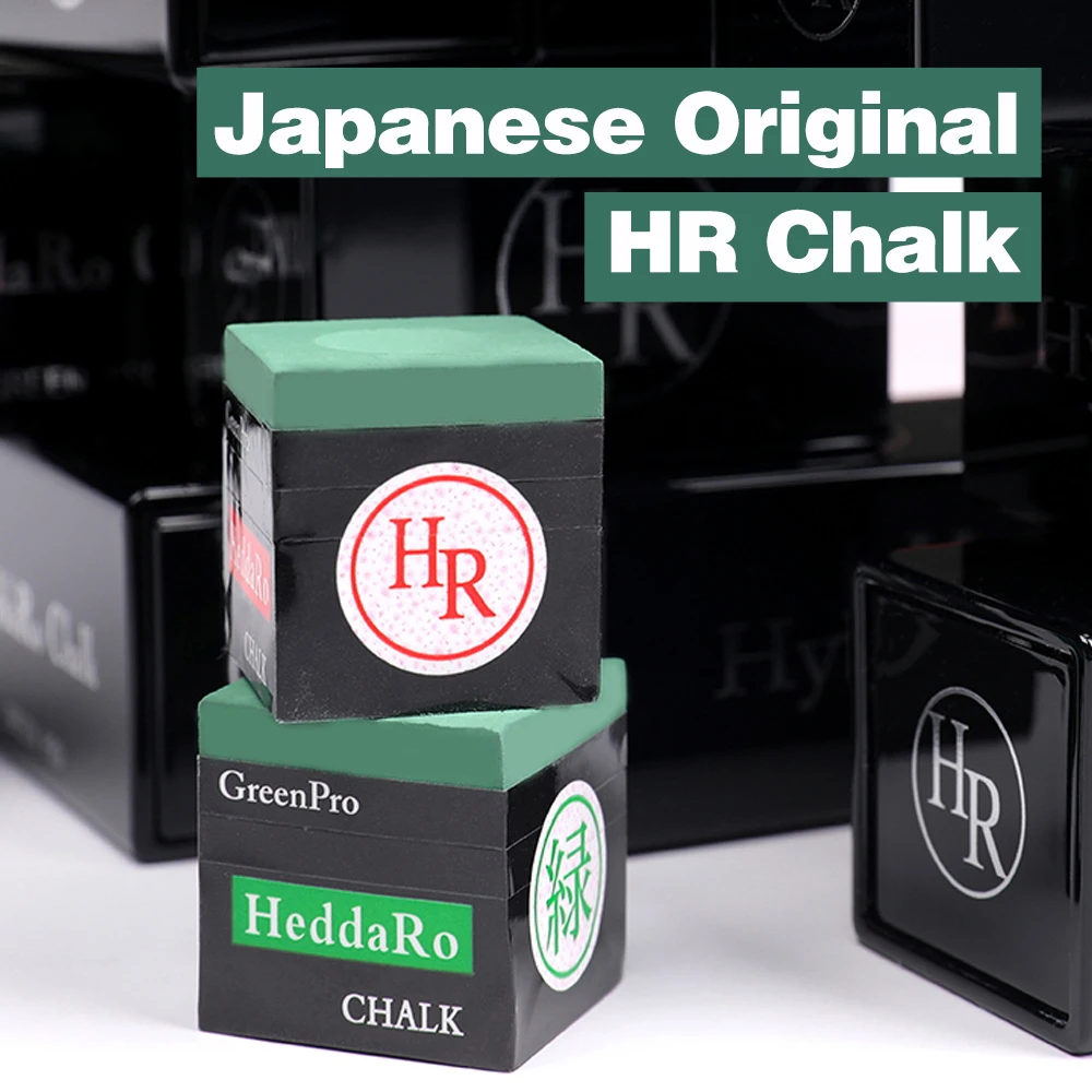 HR Chalks Pyro Chalk HeddaRo Chalk Neutral Blue Billiard Pool Green Snooker Cue Durable Billiard Accessories Made In Japan