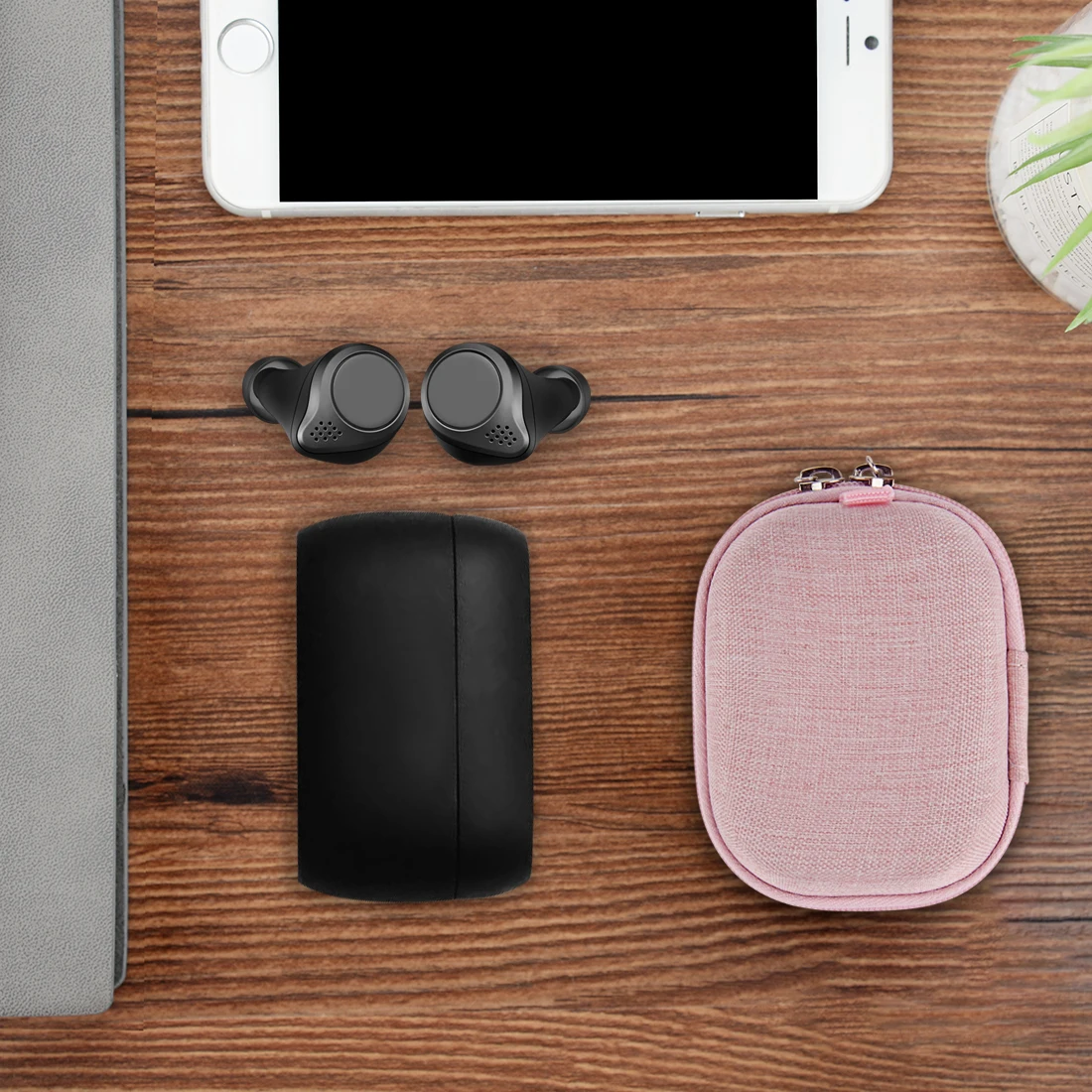 Geekria Wireless Headphones Case Pouch for Jabra Elite 85t 75t