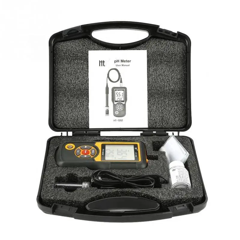 Hti HT-1202 Digital PH Meter PH Tester SmartSensor for Mariculture Freshwater Fa